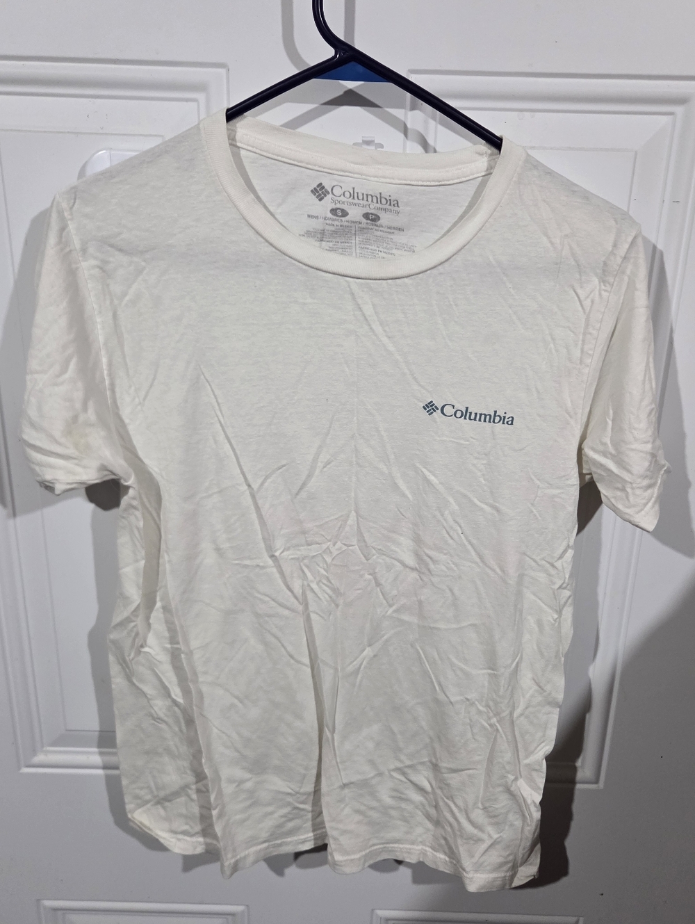 Columbia Cream Short-Sleeve Logo Tee